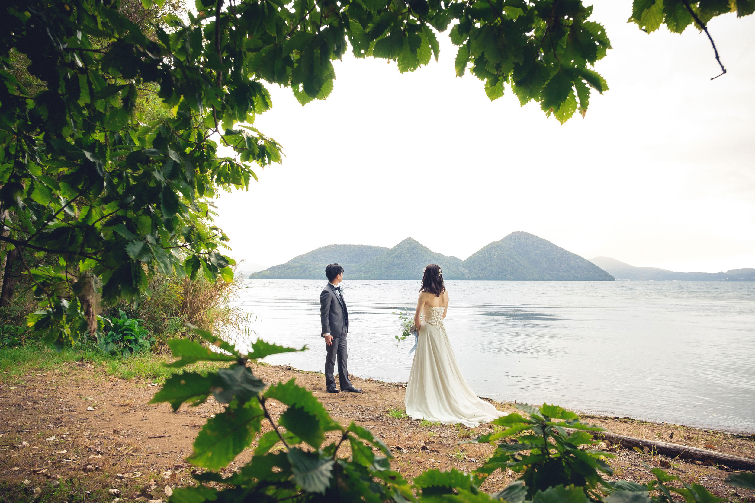 洞爺湖の空気と